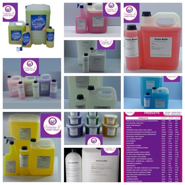CLEANING DETERGENTS ARE  ALSO AVAILABLE